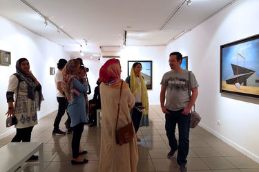 نمایشگاه نقاشی های سارای قاضی اسدالهی در گالری ویستا