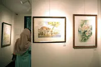 Visit Group Painting Exhibit in Ava e Honar Gallery
