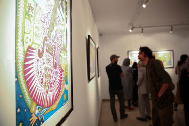 نمایشگاه نقاشی های آذرخش فراهانی در گالری آتبین