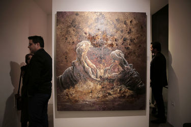 نمایشگاه نقاشی‌­ مهدی زیرکی با عنوان «افق ­‌های ایستاده» در گالری سایه