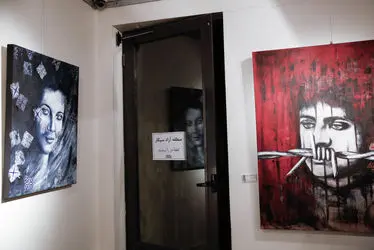 افتتاحیه نمایشگاه نقاشی های فائزه افجه نیا در گالری شَلمان