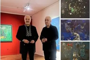 Hamidreza Shafiei and the Paintings of Jamshid HaghighatShenas at Cama Gallery, Tehran / Photos