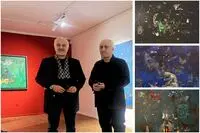 Hamidreza Shafiei and the Paintings of Jamshid HaghighatShenas at Cama Gallery, Tehran / Photos