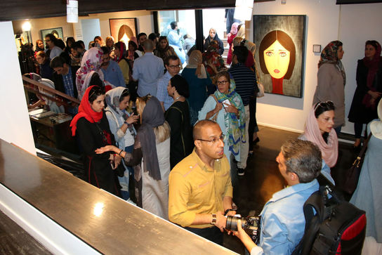 نمایشگاه نقاشی تهمینه میلانی در گالری ایوان