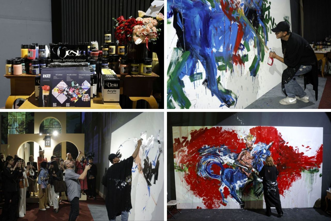 Video: Vesta Color at “The Sense of Persia” multimedia exhibition