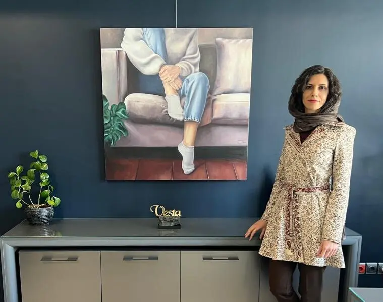 Maryam Darvish, “Women and Furnitures,” and Vesta Color