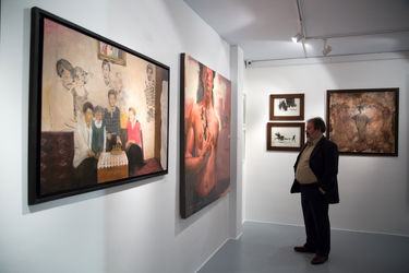 نمایشگاه سالانه گالری هنری فرشته در نگارخانه شهر کتاب فرشته