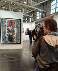 Bita Vakili's works were exhibited in Moscow and Frankfurt