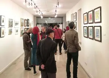 نمایشگاه گروهی نقاشان اردبیل در گالری لاله