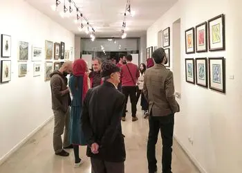 نمایشگاه گروهی نقاشان اردبیل در گالری لاله