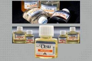 Vesta Oil painting's medium