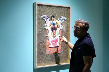 آثار فریدون آو و محسن احمدوند در گالری اعتماد