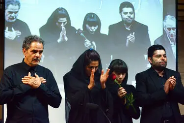 مراسم سومین روز درگذشت ناصر چشم آذر