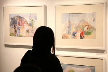 نمایشگاه نقاشی های آوا بهرامی با عنوان "سپید دندان" در گالری ویستا