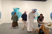 Third Line Gallery with Farhad Moshiri at Abu Dhabi Art| photo