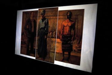 عظیم مرکباتچی با کانسپت کوراب در گالری مژده