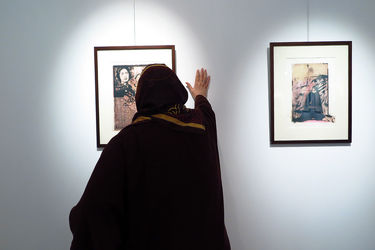 نمایشگاه چاپ دستی های ندا تولایی در گالری آتبین