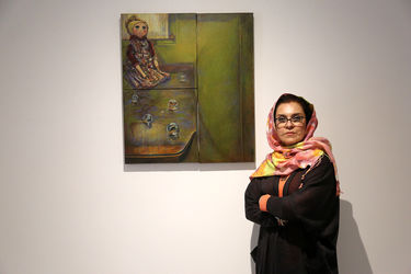 افتتاحیه نمایشگاه نقاشی‌های سوسن اتحاد در گالری هپتا