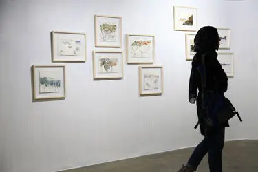 نمایشگاه آثار دو و سه‌بعدی شقایق عربی و فریدون آو در گالری دستان دو