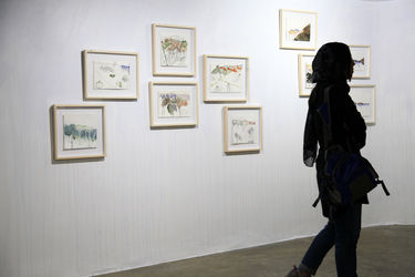 نمایشگاه آثار دو و سه‌بعدی شقایق عربی و فریدون آو در گالری دستان دو