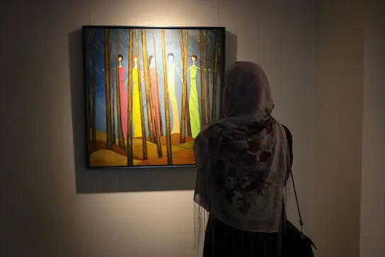 نمایشگاه نقاشی تهمینه میلانی در گالری ایوان