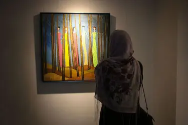 نمایشگاه نقاشی تهمینه میلانی در گالری ایوان