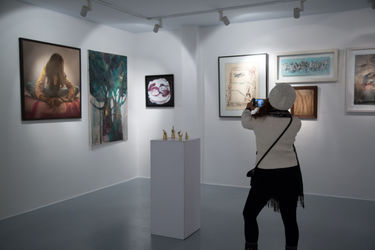 نمایشگاه سالانه گالری هنری فرشته در نگارخانه شهر کتاب فرشته