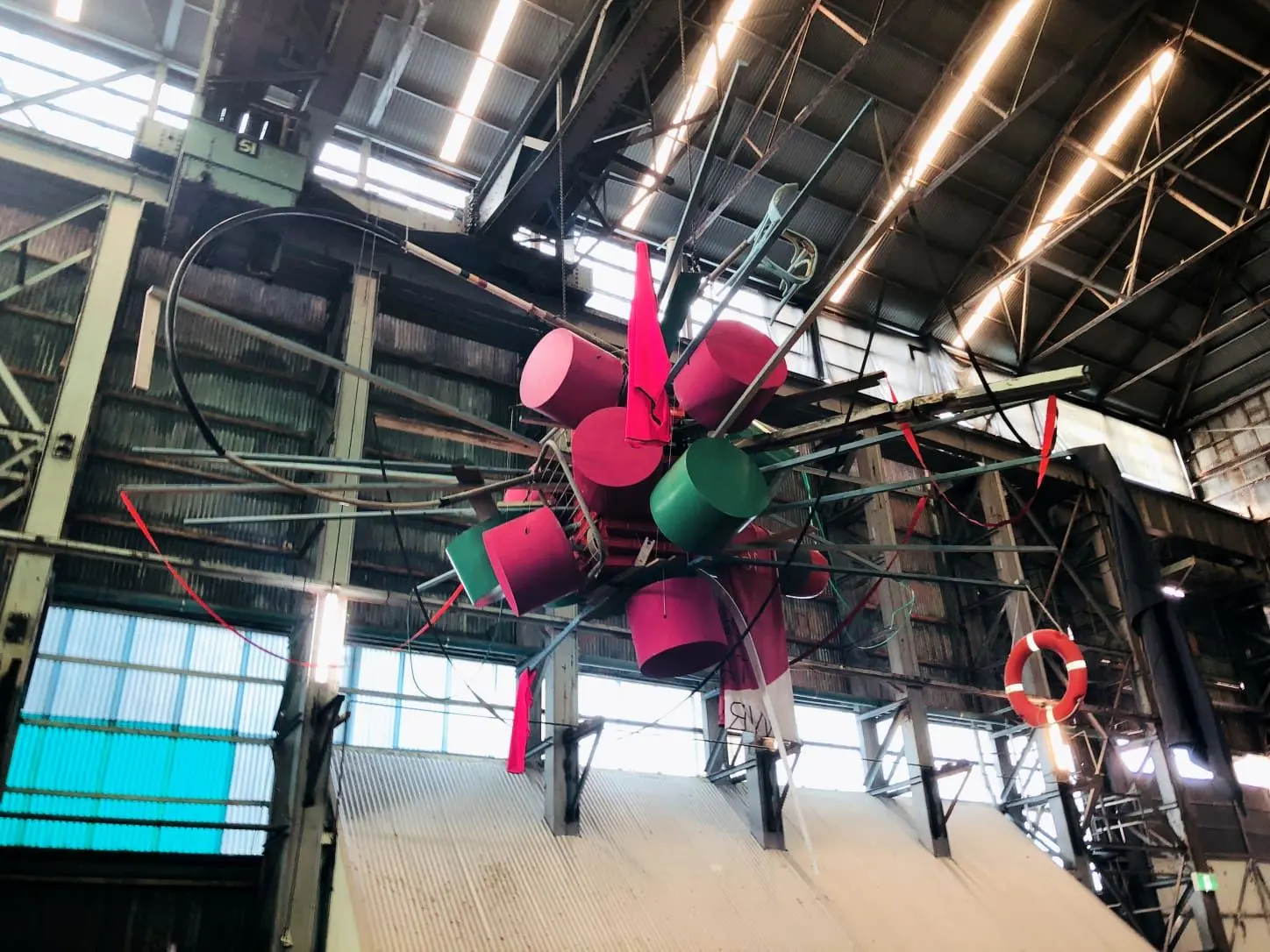 Abraham Cruzvillegas, 'Reconstruction II: The Five Enemies', 2018. Site specific sculptures in the Industrial Precinct at Cockatoo Island for the 21st Biennale of Sydney, 2018. Courtesy of the artist 