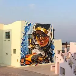 موزه‌های قطر Qatar Museums و نقاشی دیواری