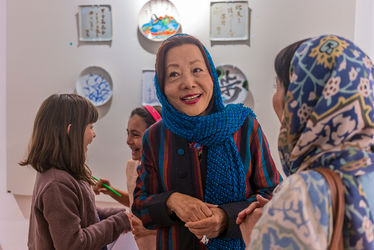 نمایشگاه آثار نقاشی و سرامیک چیبا میاماتو در خانه سرامیک فرزانه