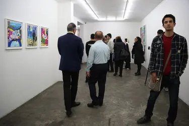 نمایشگاه طراحی و نقاشی علی نصیر در گالری اُ