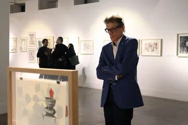 نمایشگاه آثار بیژن صفاری با همکاری هنرمندان معاصر در گالری وی