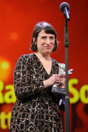Eliza+Hittman_+winner+of+the+Silver+Bear+Grand+Jury+Prize+for+the+film+Never+Rarely+Sometimes+Always+is+seen+on+stage+at+the+closing+ceremony+of+the+70th+Berlinale+