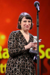 Eliza+Hittman_+winner+of+the+Silver+Bear+Grand+Jury+Prize+for+the+film+Never+Rarely+Sometimes+Always+is+seen+on+stage+at+the+closing+ceremony+of+the+70th+Berlinale+