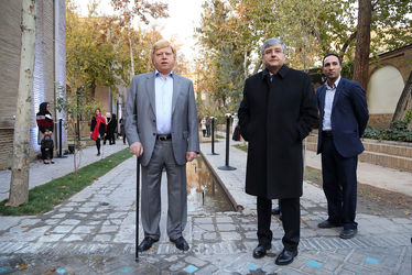 افتتاح تالار دائمی منیر فرمانفرمائیان در باغ موزه نگارستان دانشگاه تهران