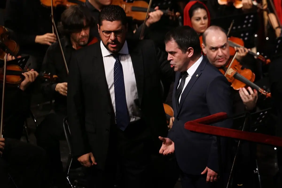 کنسرت مشترک ارکستر سمفونیک تهران و ارسکتر فستیوال راونا به رهبری ریکاردو موتی در تالار وحدت