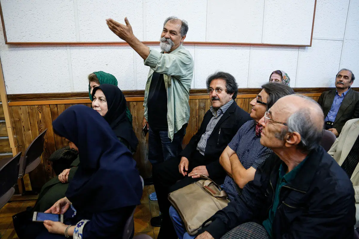 بزرگداشت منوچهر معتبر در هنرستان هنرهای زیبای تهران