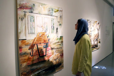 نمایشگاه نقاشی ساناز دزفولیان در گالری طراحان آزاد