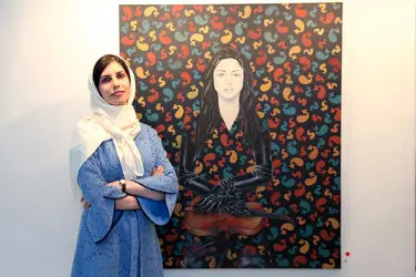 نمایشگاه آثار مریم درویش در گالری گلستان
