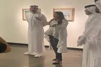 بازدید سالم بن خالد القاسمی از 1x1artgallery 