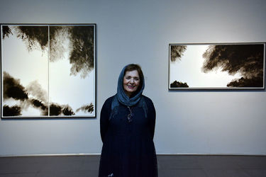 نمایشگاه نقاشی‌های آب‌مرکب پری‌یوش گنجی در گالری ایرانشهر