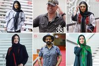 عکس‎‌های دیدنی از بازیگران در فجر جهانی ۳۸/ از استایل متفاوت آزاده صمدی تا ژست‌های جالب حمید فرخ‌نژاد