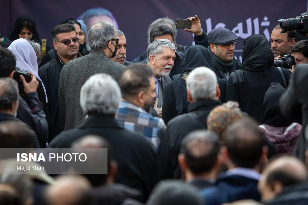 تشییع پیکر ژاله علو با حضور گسترده هنرمندان