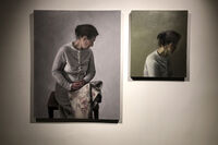 Mohadeseh Eivazkhani Painting Exhibit Underway at Farmanfarma Gallery 