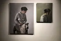 Mohadeseh Eivazkhani Painting Exhibit Underway at Farmanfarma Gallery 