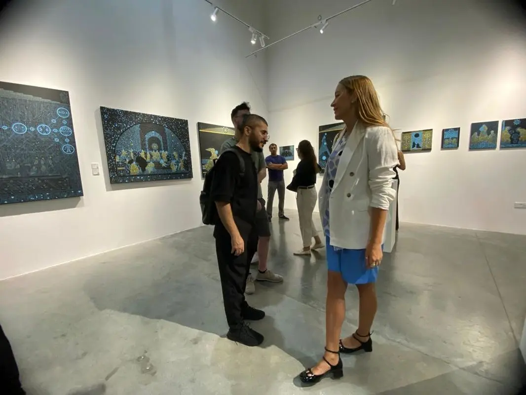 Kaikhan Salakhov’s exhibition 'The Cosmic Renaissance' at Firetti Contemporary