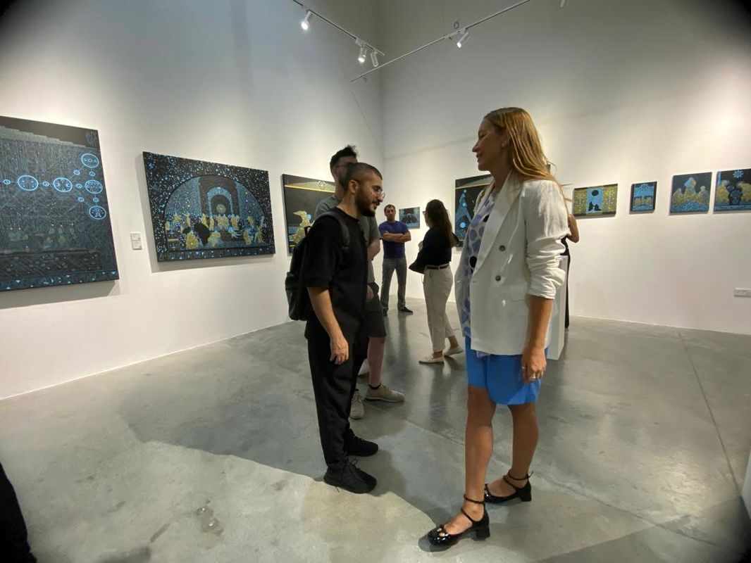 Kaikhan Salakhov’s exhibition 'The Cosmic Renaissance' at Firetti Contemporary