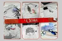 6 Painting on T-shirts in the Vesta Fabric Color Workshop at the Iranian ArtistsForum in Tehran
