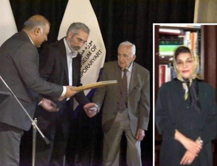 Jamshid Nasseri And Manijeh Miremaadi Glorified At The Tehran Museum of Contemporary Art 
