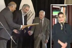 Jamshid Nasseri And Manijeh Miremaadi Glorified At The Tehran Museum of Contemporary Art 
